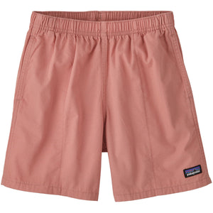 Patagonia Kids' Funhoggers Cotton Shorts Sunfade Pink