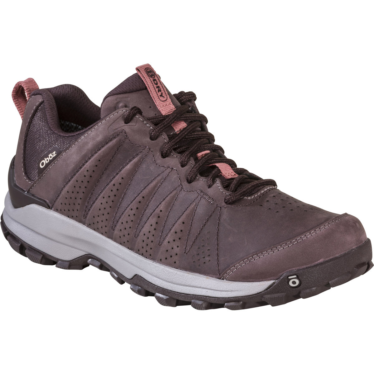 Oboz Women's Sypes Low Leather Waterproof Peppercorn