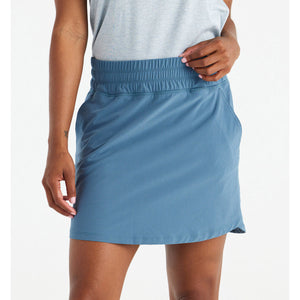 Free Fly Apparel Women's Pull-On Breeze Skirt Pacific Blue