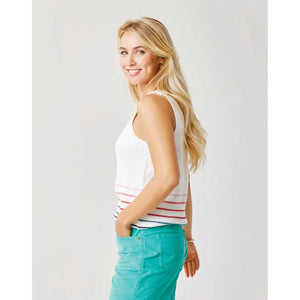 Carve Designs Women's Micah Tank Multristripe
