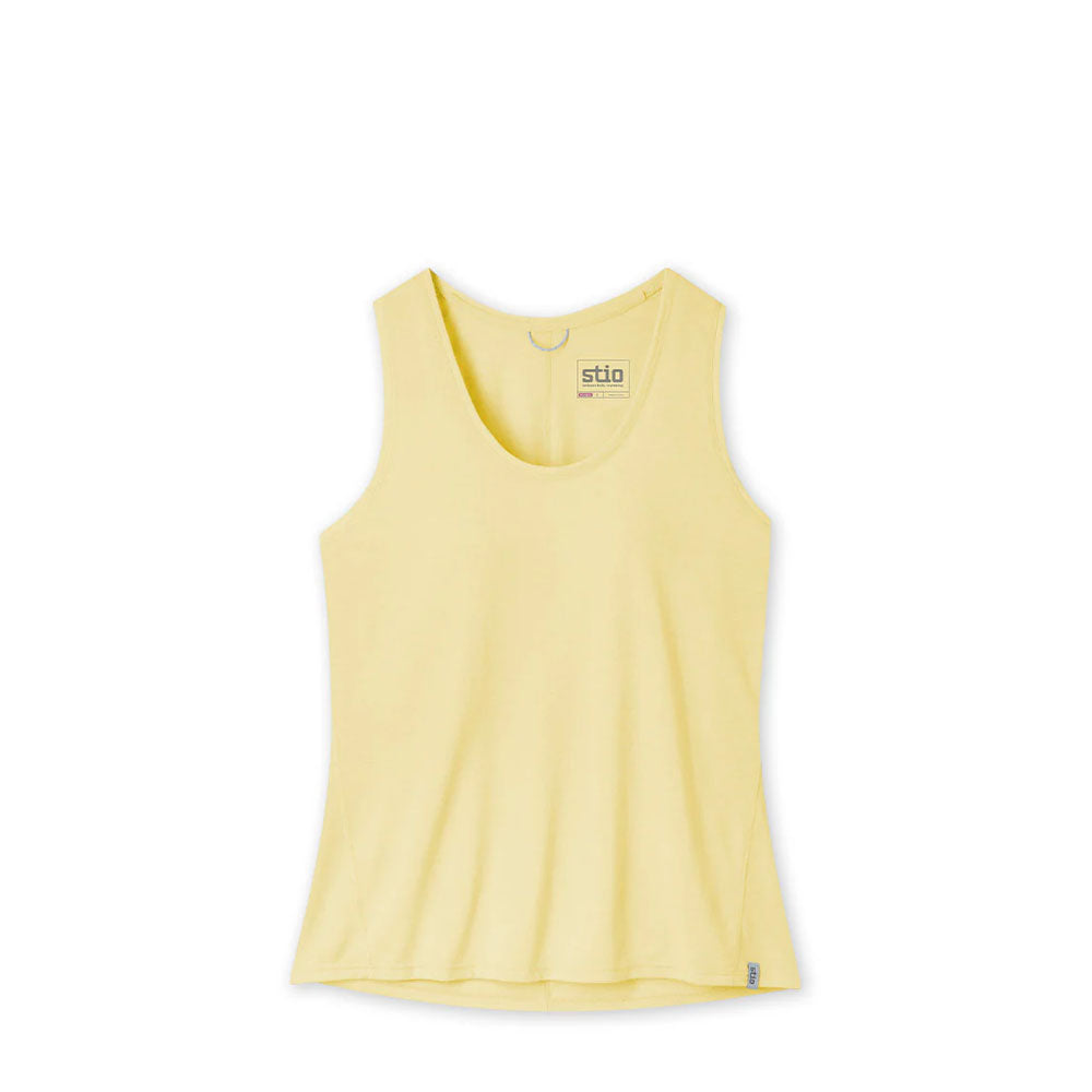 Stio Womens Divide Tank Pale Straw Heather