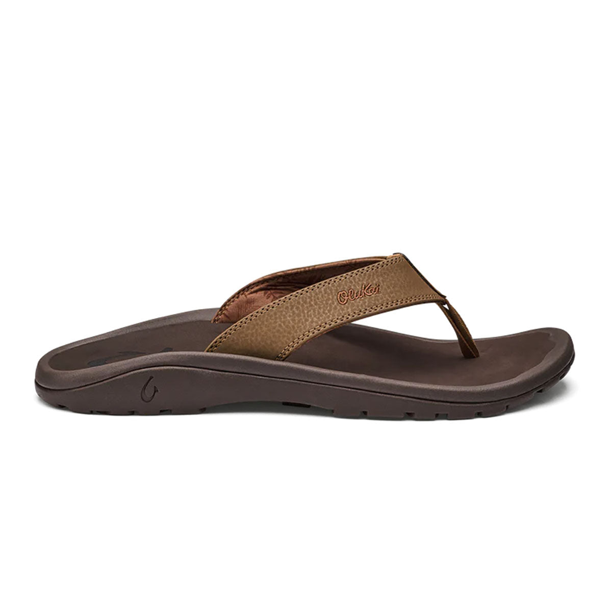 OluKai Mens Ohana Tan/Dark Java