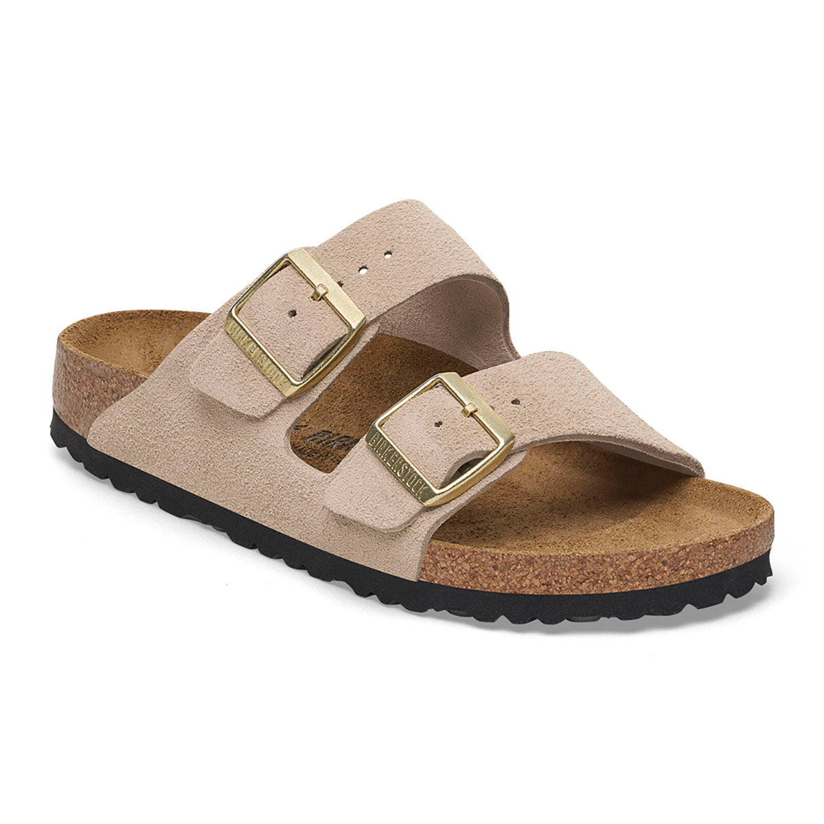 Birkenstock Arizona Suede Leather - Narrow Sandcastle