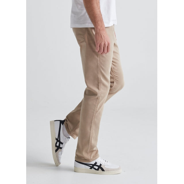 DU/ER Mens No Sweat Pant Relaxed Taper - 34 Inseam DTK Desert Khaki