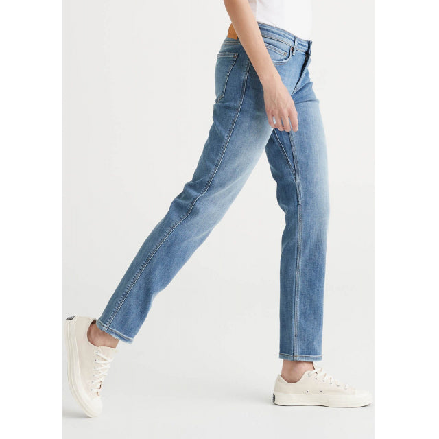 DU/ER Womens Performance Denim Girlfriend Jean - 30 Inseam VLS Vintage Light Stone