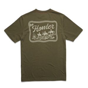 Howler Brothers Mens Select T Howler Posse: Dark Olive