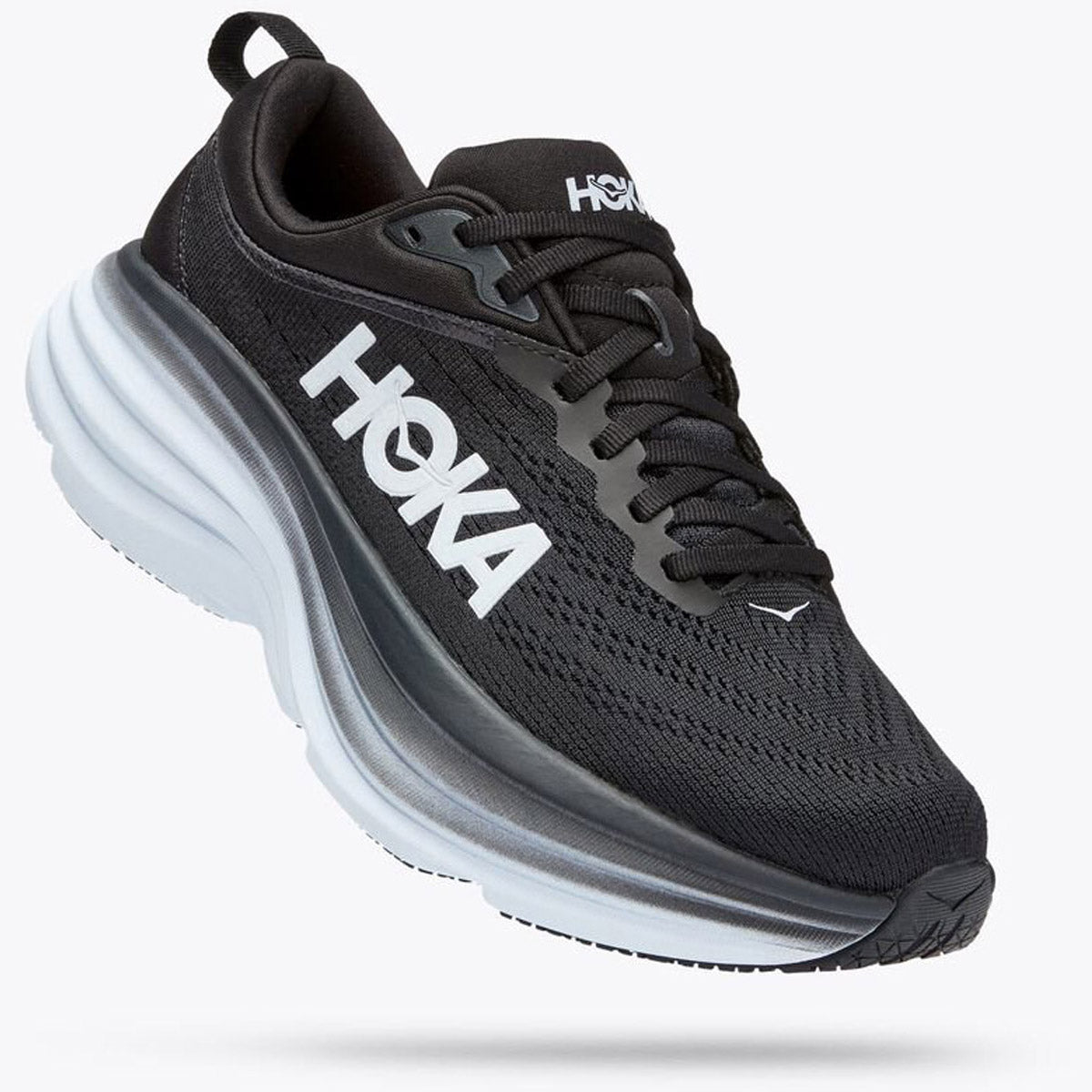 Hoka Women&#39;s Bondi 8 Wide Black/White