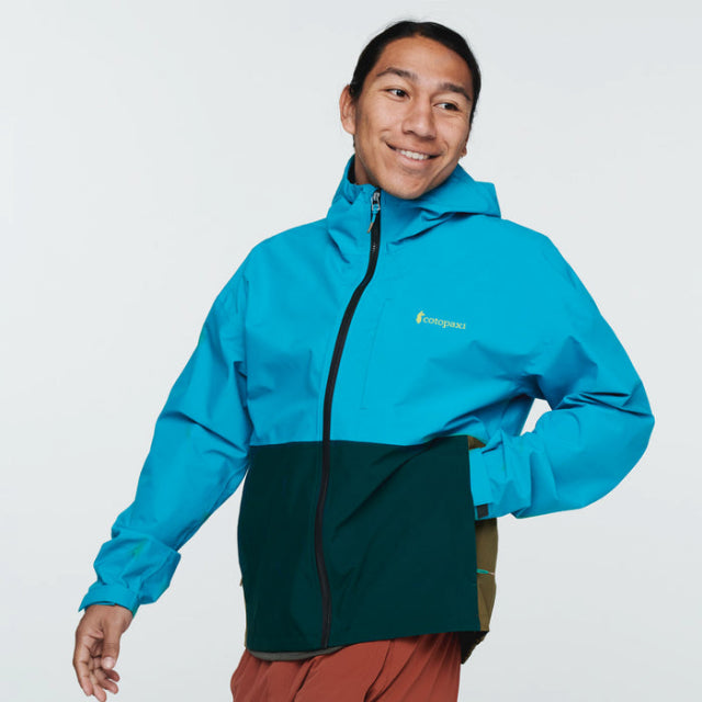 Cotopaxi Men&#39;s Cielo Rain Jacket INB Mineral Blue / M