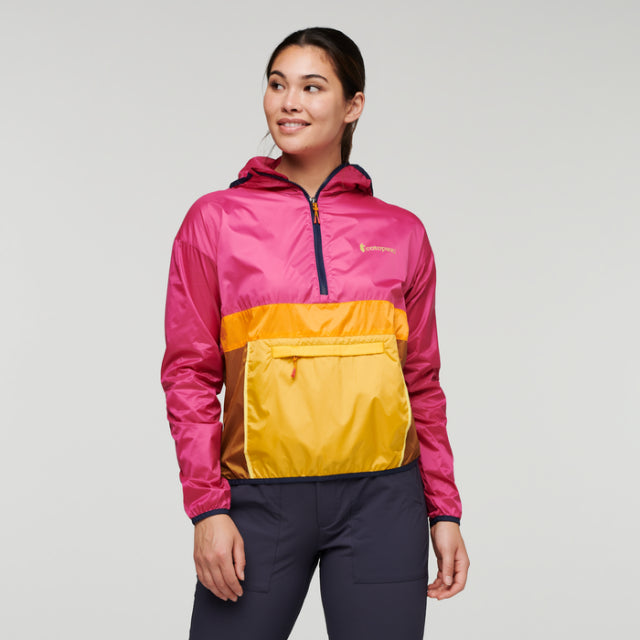 Cotopaxi Women&#39;s Teca Half-Zip Windbreaker POP Pop