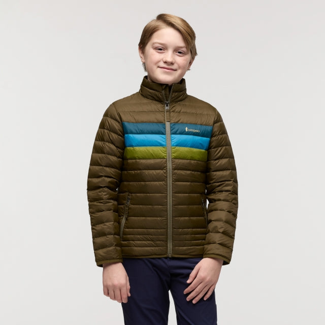 Cotopaxi Kids Fuego Down Jacket LOST Live Oak Stripes