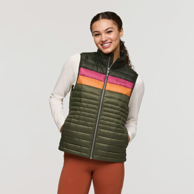 Cotopaxi Women&#39;s Fuego Down Vest WDFT Woods/Fatigue