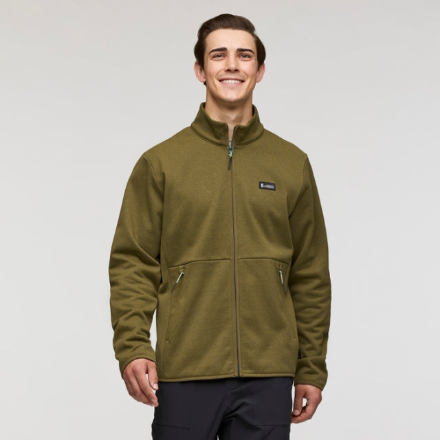 Cotopaxi M Envo Fleece Full-Zip Jacket HTRLO Heather Live Oak