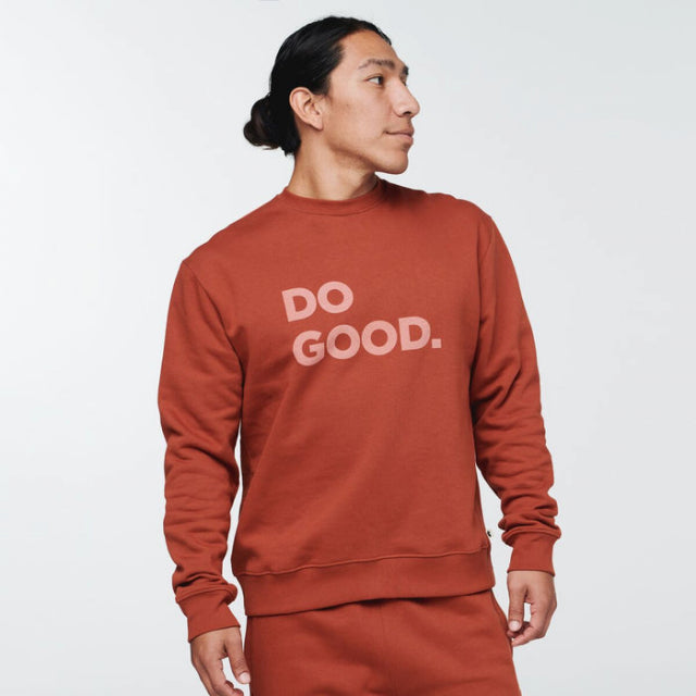 Cotopaxi Mens Do Good Crew Sweatshirt PC Spice / S