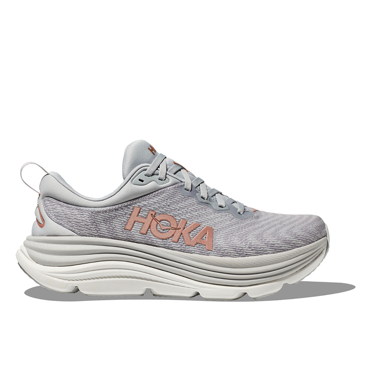 Hoka Womens Gaviota 5 Harbor Mist / Rose Gold