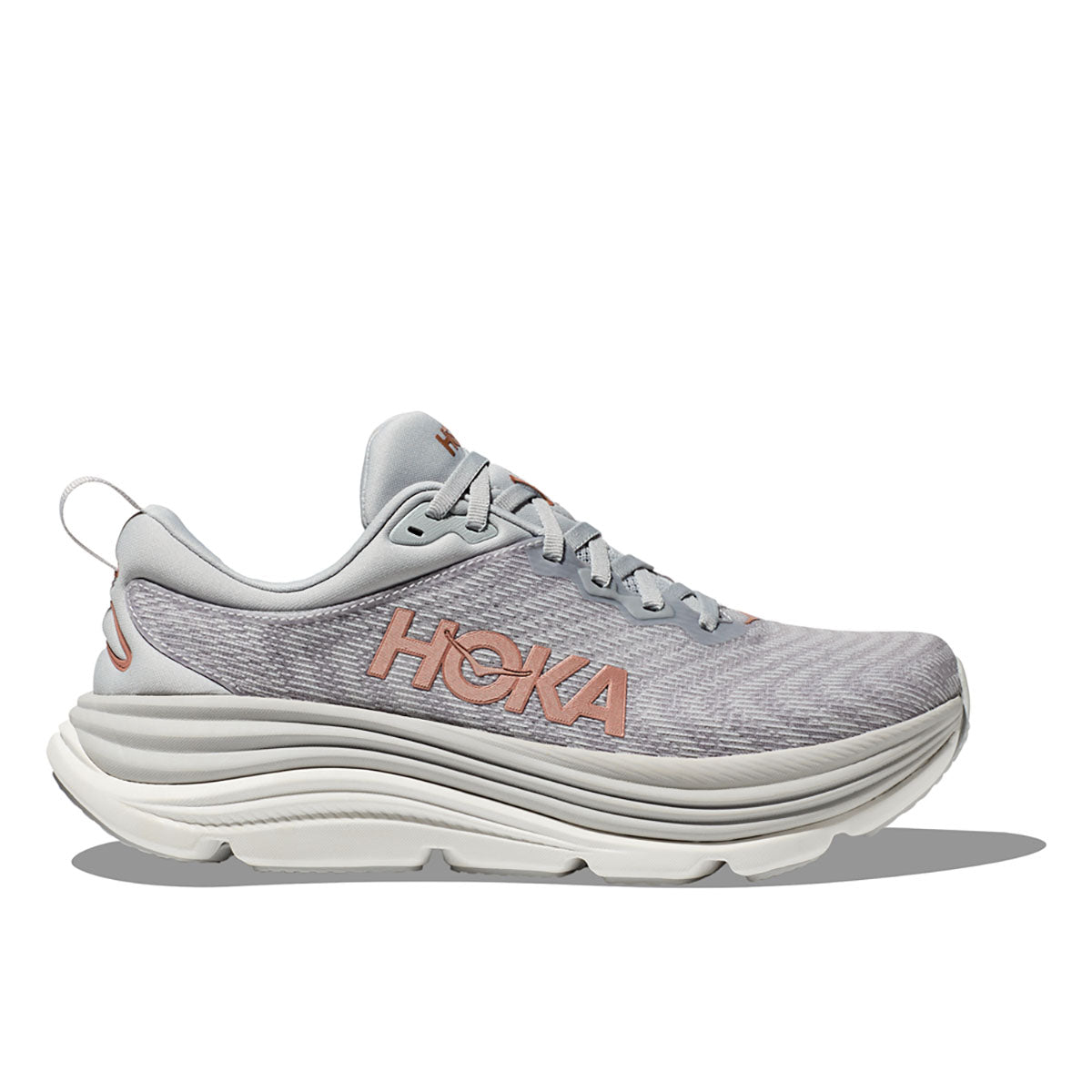 Hoka Womens Gaviota 5 Wide Harbor Mist / Rose Gold