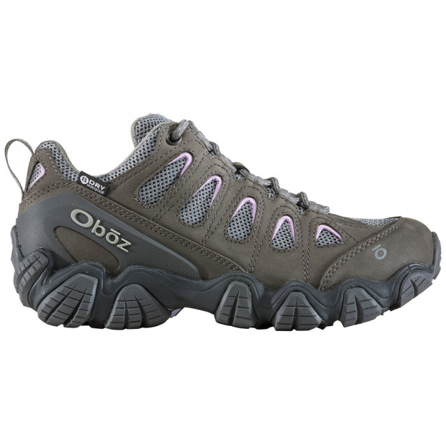 Oboz Womens Sawtooth II Low Waterproof Pastel Lilac