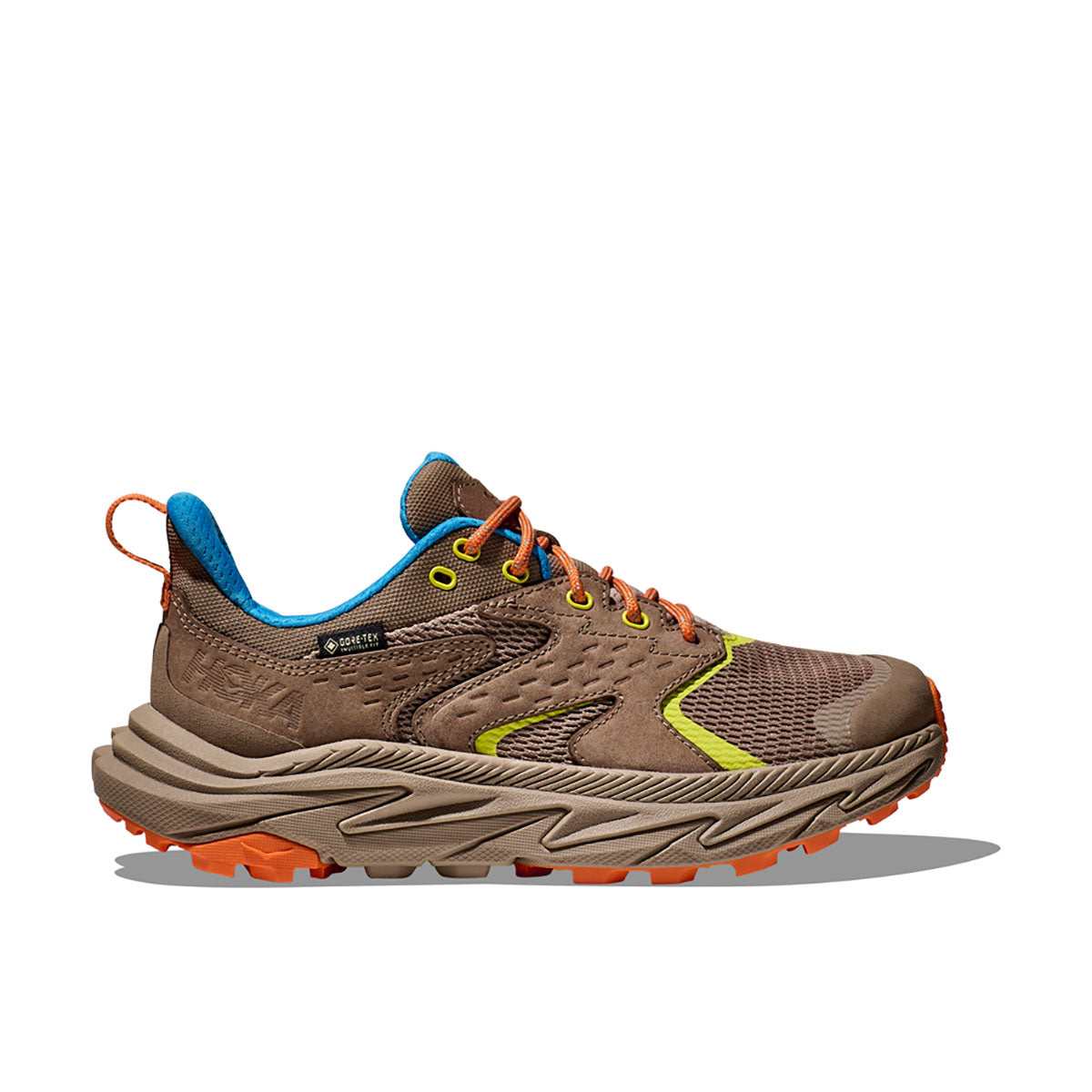 Hoka Kids&#39; Anacapa 2 Low GTX Dune/Vibrant Orange