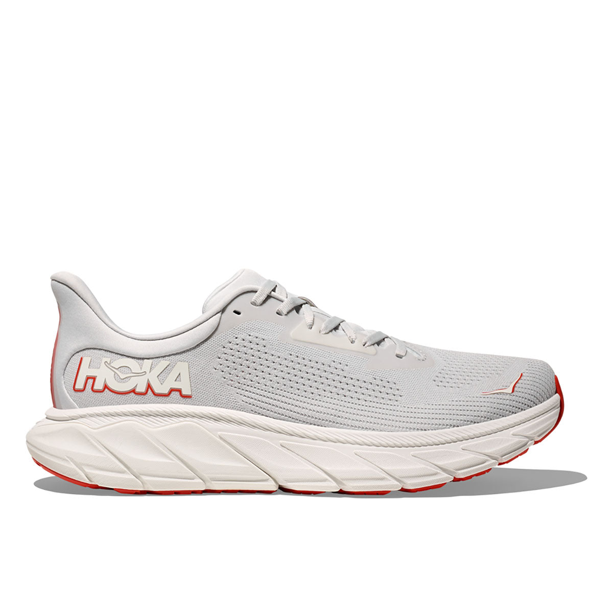 Hoka Mens Arahi 7 Cosmic Grey / Tomato