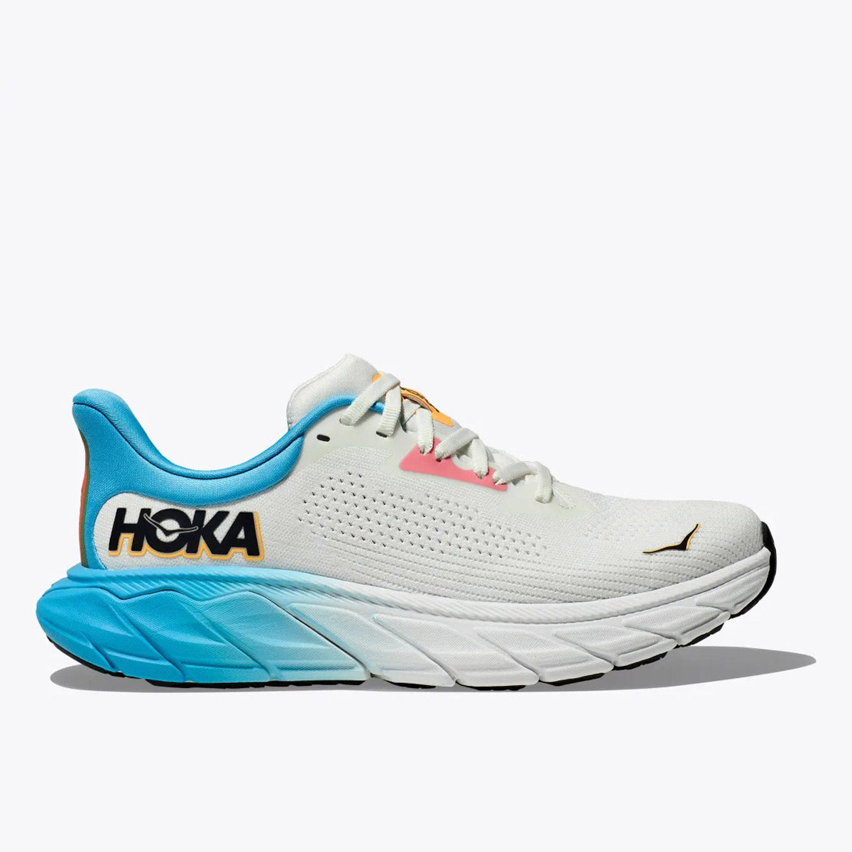 Hoka Women&#39;s Arahi 7 Blanc De Blanc/Swim Day