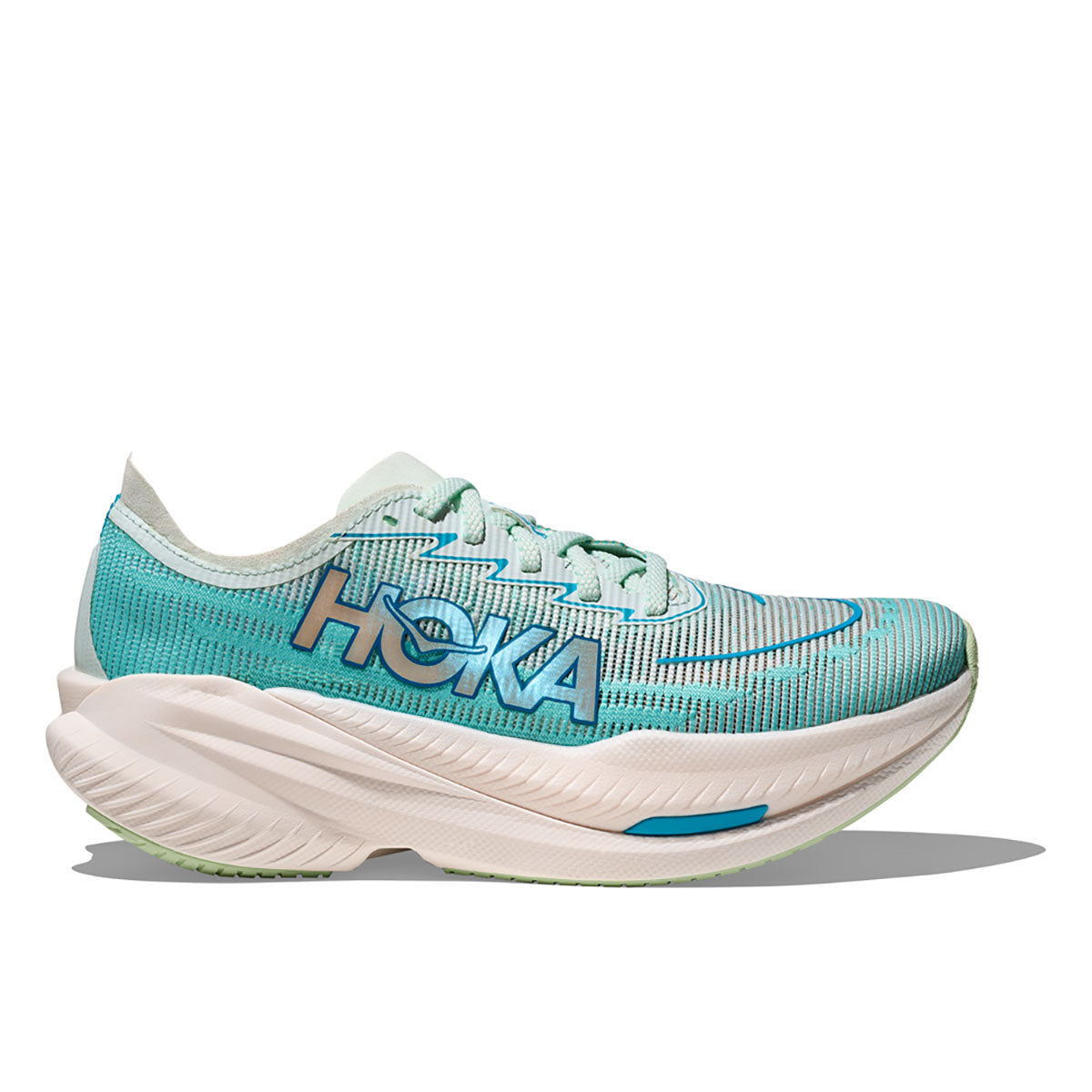 Hoka Womens Mach X 6 Snow Melt / Blue Spark