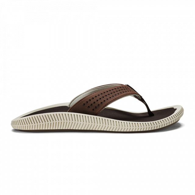 Olukai Mens Ulele 6363 Dark Wood/Dark Wood