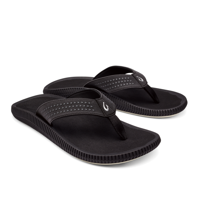 Olukai Mens Ulele 4040 Black / Black