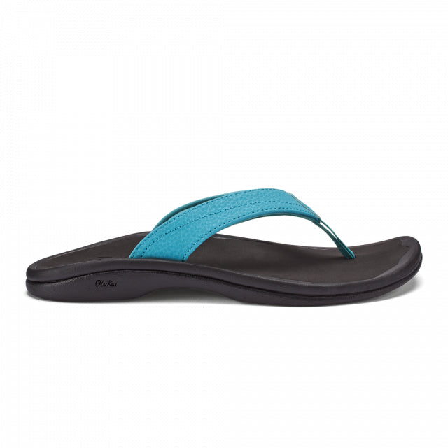 Olukai Womens Ohana Blue Mist / Black