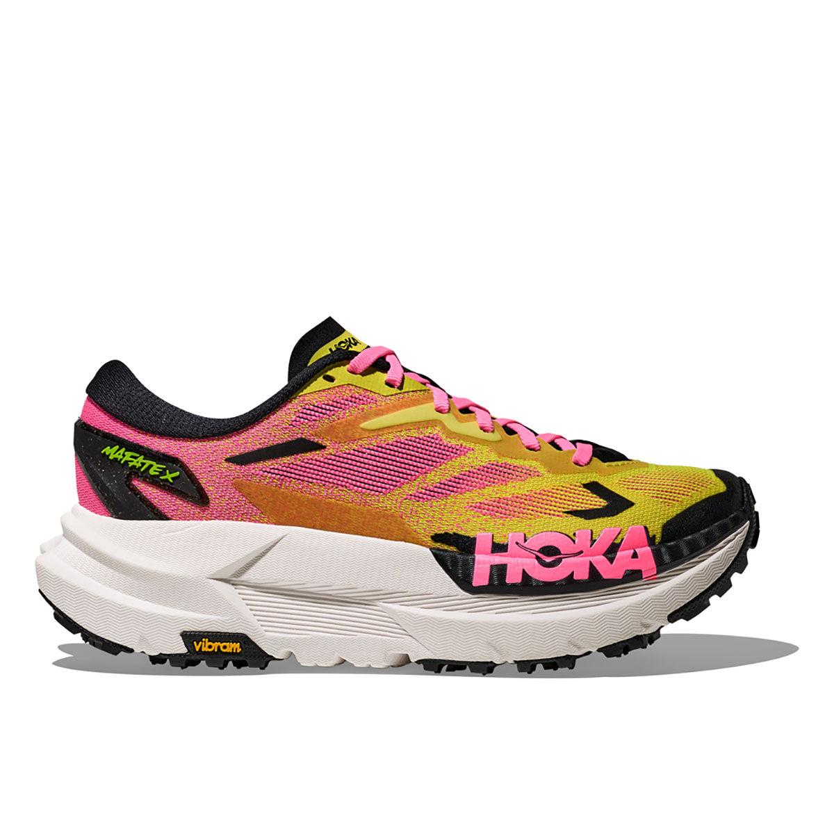 Hoka Womens Mafate X Neon Hoka Citrus / Neon Rose