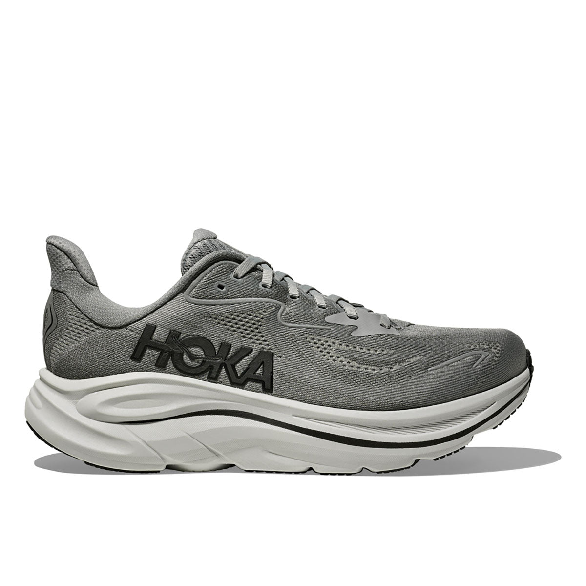 Hoka Mens Clifton 10 Wide Galactic Grey / Asteroid