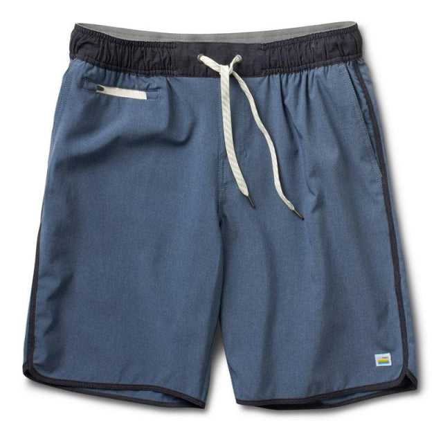 Vuori Men's Banks Short AZL Azure Linen Texture
