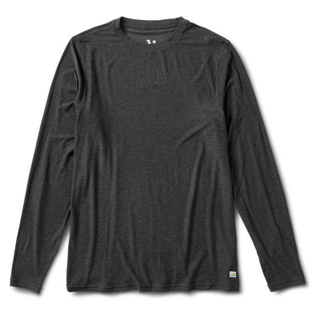 Vuori M LS Strato Tech Tee HCC Charcoal Heather