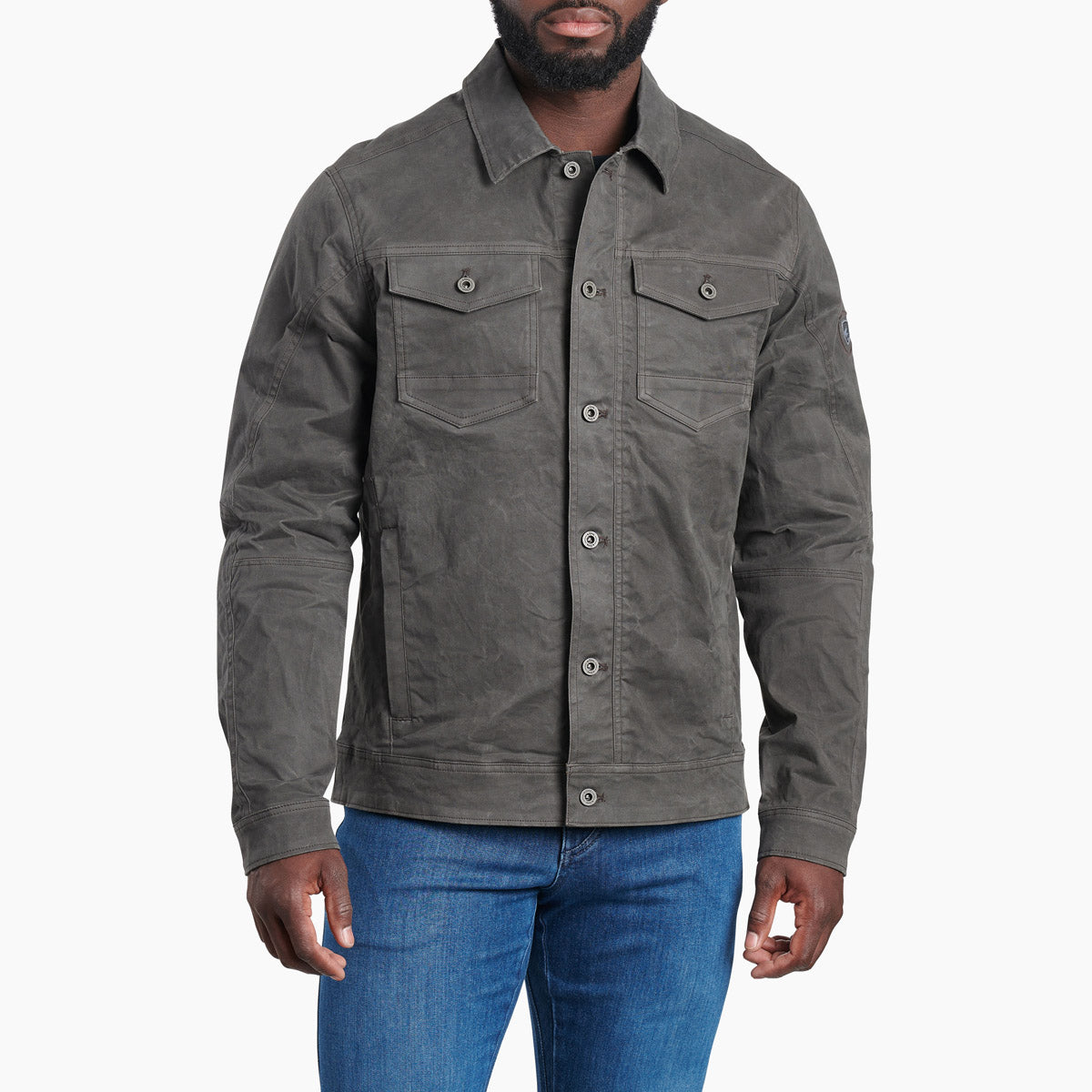 Kuhl Men's Outlaw Waxed Jacket Ore