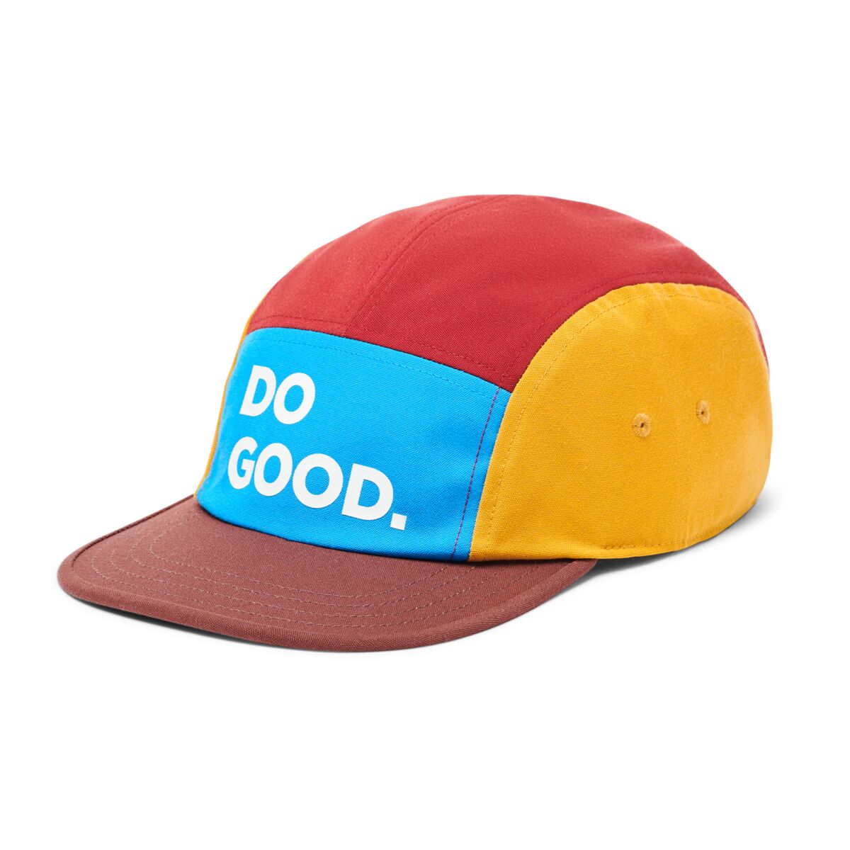 Cotopaxi Do Good Five Panel Hat Saltwater & Chestnut