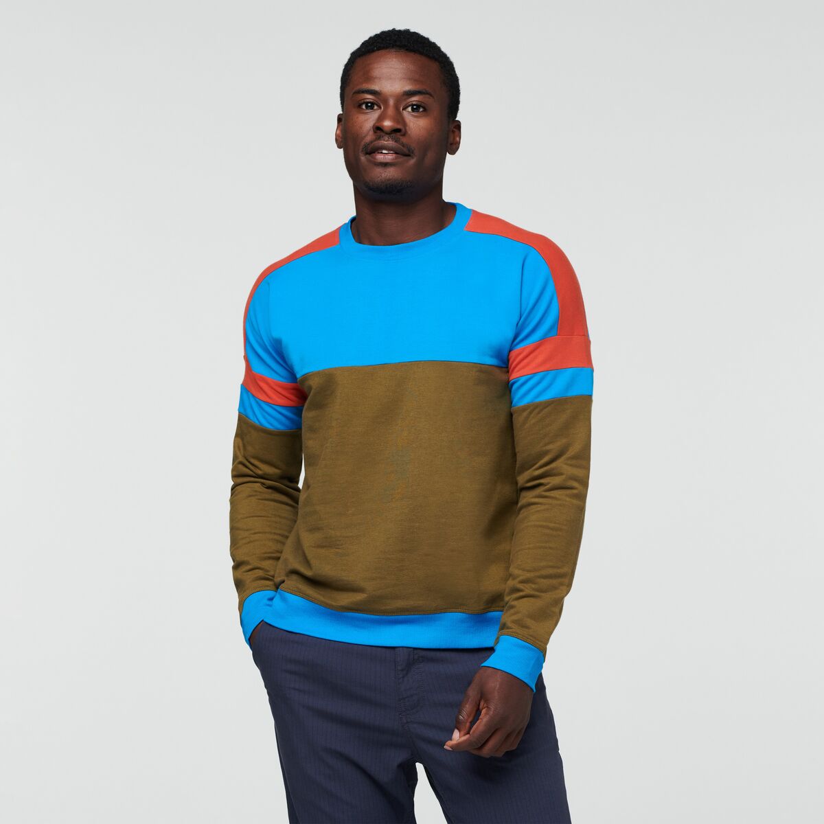 Cotopaxi Men's Bandera Sweatshirt Saltwater & Oak