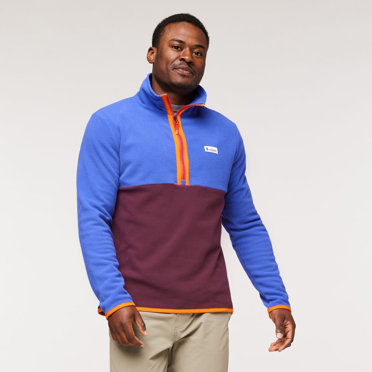 Cotopaxi Men's Amado Fleece Pullover Blue Violet/Wine
