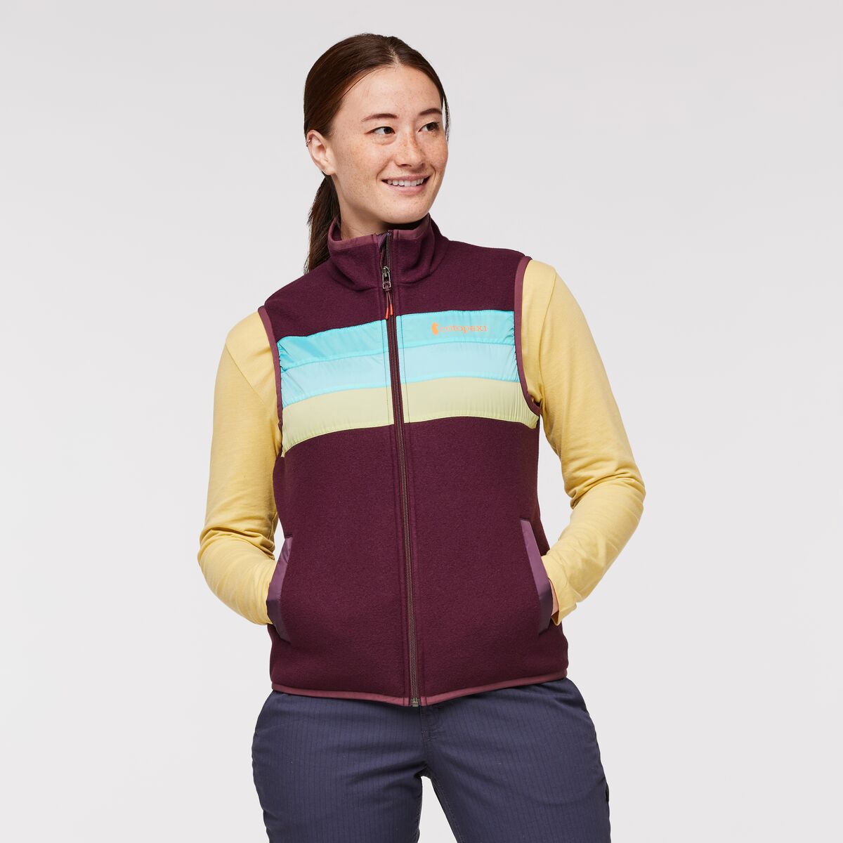 Cotopaxi Women's Teca Fleece Vest Moon Beam