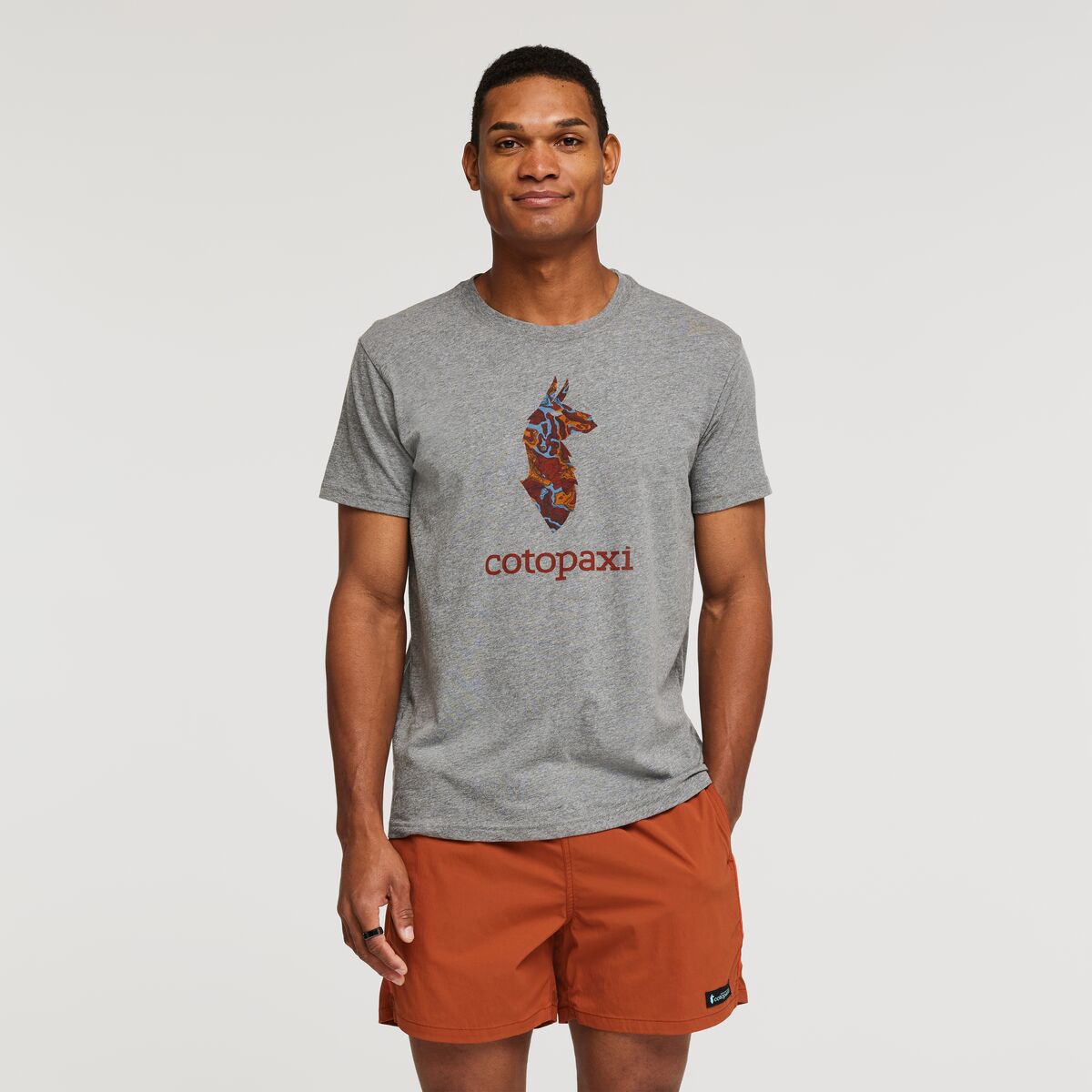 Cotopaxi Men's Altitude Llama T-Shirt Heather Grey