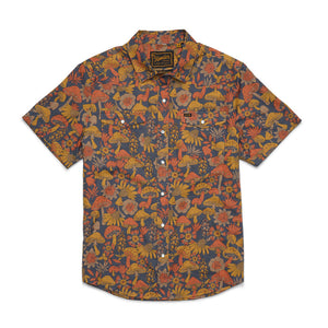 Howler Brothers Mens H Bar B Snapshirt Fungi Forage: Nightfall