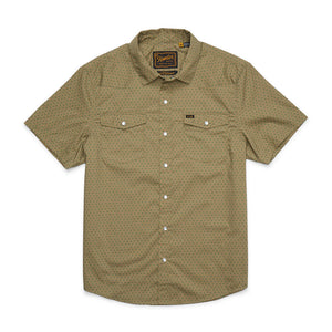 Howler Brothers Mens H Bar B Snapshirt Lockhart Floral: Olive