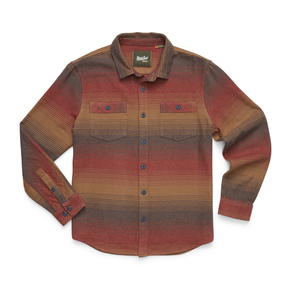 Howler Brothers Mens Rodanthe Blanket Flannel New Horizon: Sunset