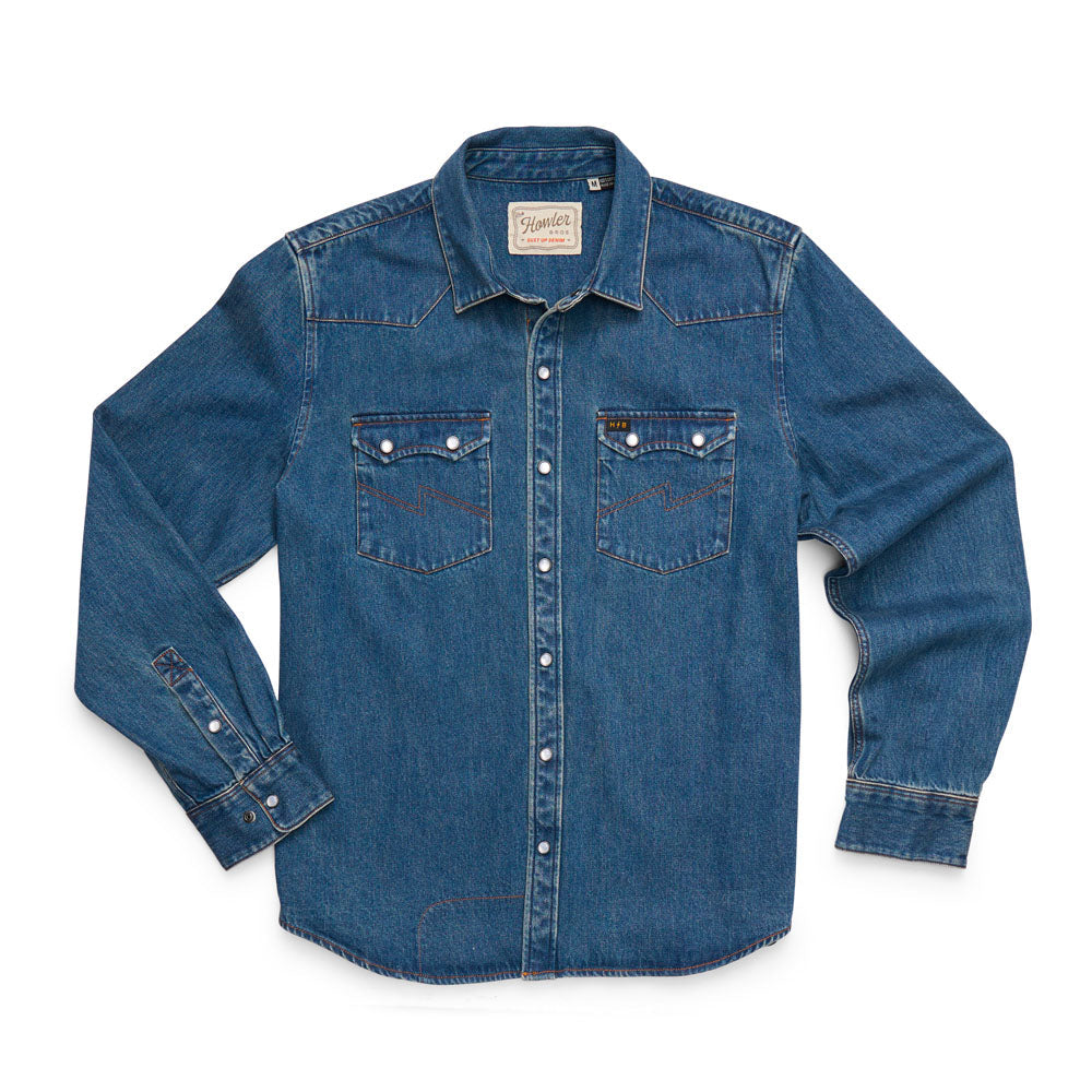 Men's Dust Up Denim Snapshirt