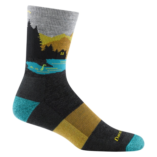 Darn Tough M Close Encounters Micro Crew MW w/ Cushion 3013 Charcoal