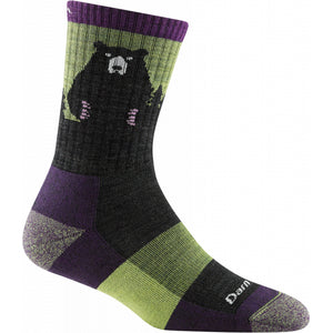 Darn Tough W Bear Town Micro Crew Lightweight w/ Cushion Lime