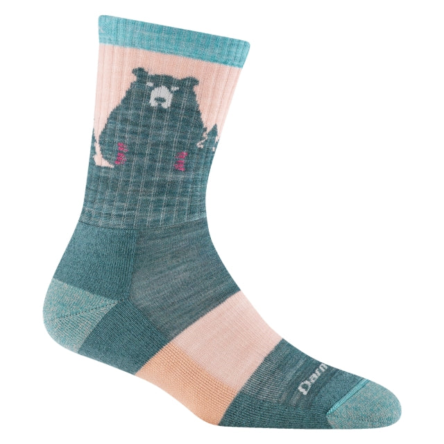 Darn Tough W Bear Town Micro Crew Lightweight w/ Cushion C031 Quartz