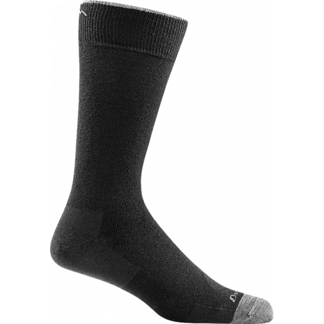 Darn Tough M Solid Crew Light Black