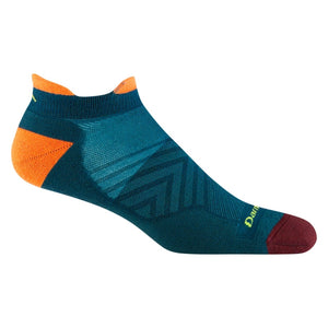 Darn Tough Mens Run No Show Tab Ultra-lightweight With Cushion Ash