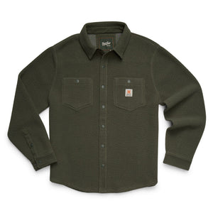 Howler Brothers Mens Allegheny Fleece Overshirt Beetle