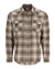 Simms Fishing Men's Santee Flannel Bay Leaf/Sun Glow Window Pane Ombre