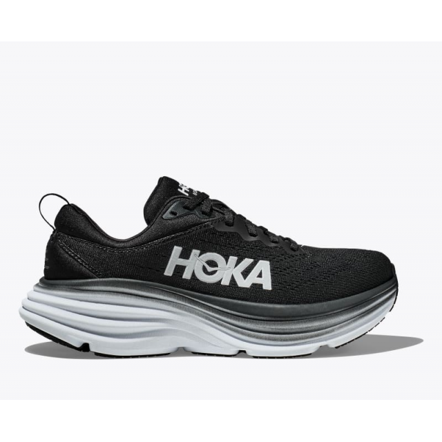 Hoka Men&#39;s Bondi 8 BHWT Black/White