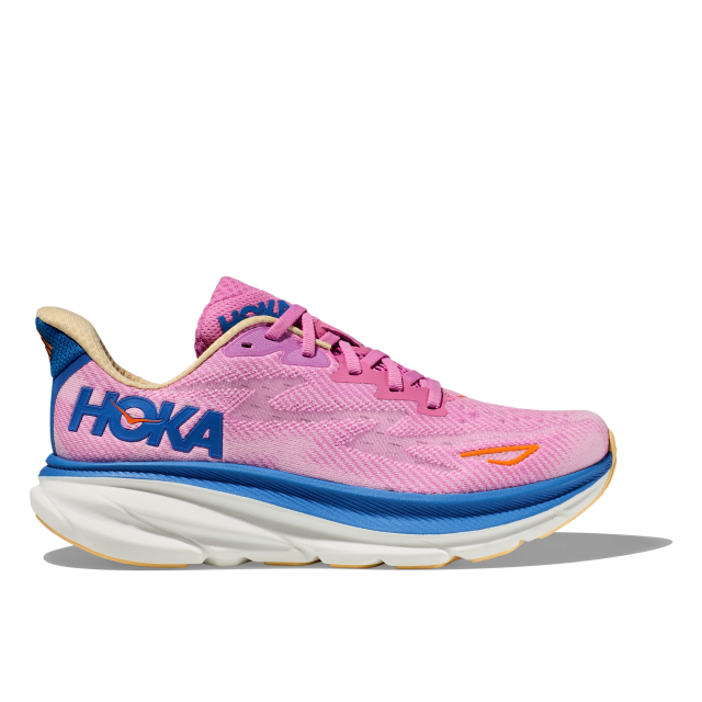 Hoka Women&#39;s Clifton 9 - Wide CSLC Cyclamen/Sweet Lilac